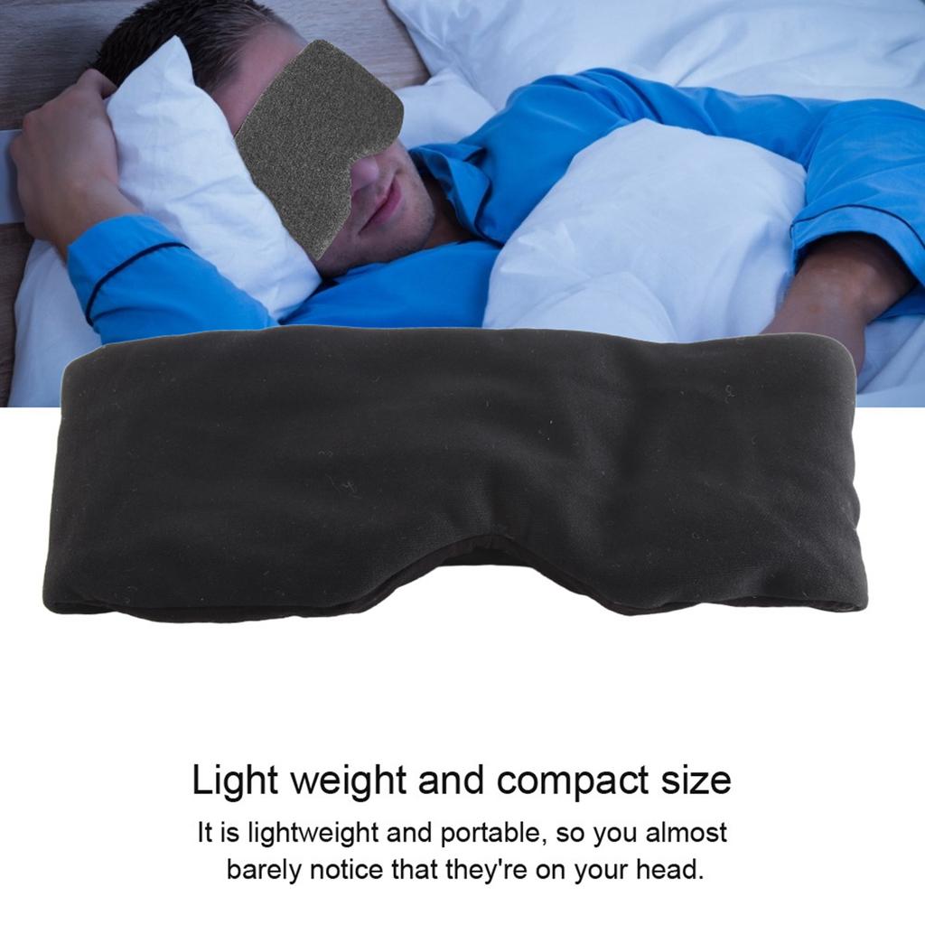 Comfortable Breathable Eye Mask for Sleeping Adjustable Blinder Blindfold Black