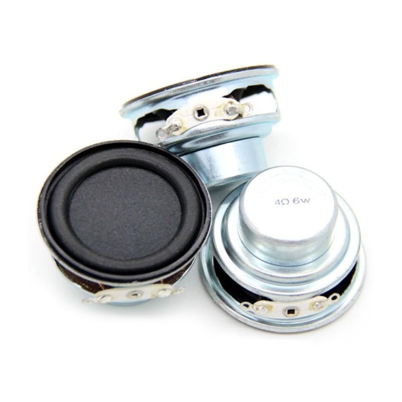 40mm 1.5 Inch Bass MultimediaSpeaker Internal Magnetic Mini Audio Speaker 4 ohm 6W Home Theater Music Loudspeaker 1PC