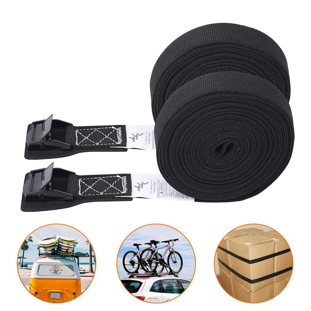 16Ft/4.8m Lashing Strap Tie Down Straps Universal Cargo Tie-Down Strap For Mounted Cargo Kayak Carrier Luggage Car Accessories