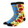 High Quality Combed Cotton Socks food Pattern Long Tube Funny Happy Men Socks Novelty Skateboard Crew Casual Crazy Socks