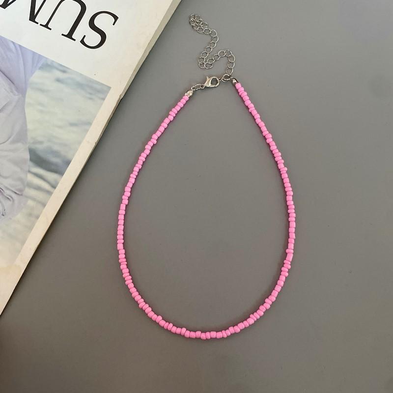 New Seed Beads Bohemia Choker Chain Fashion Charm Collar Colorful Handmade Colar Collar Necklace Jewelry Femme