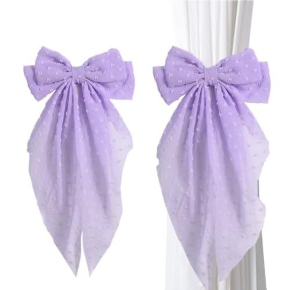 Ribbon Bowknot Curtain Tieback Clasp Curtain Rope Holders Window Curtain Buckles  Home Decor