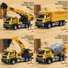 Inertia Alloy Crane Dump Truck Excavator Model For Kids Engineering Vehicle Play