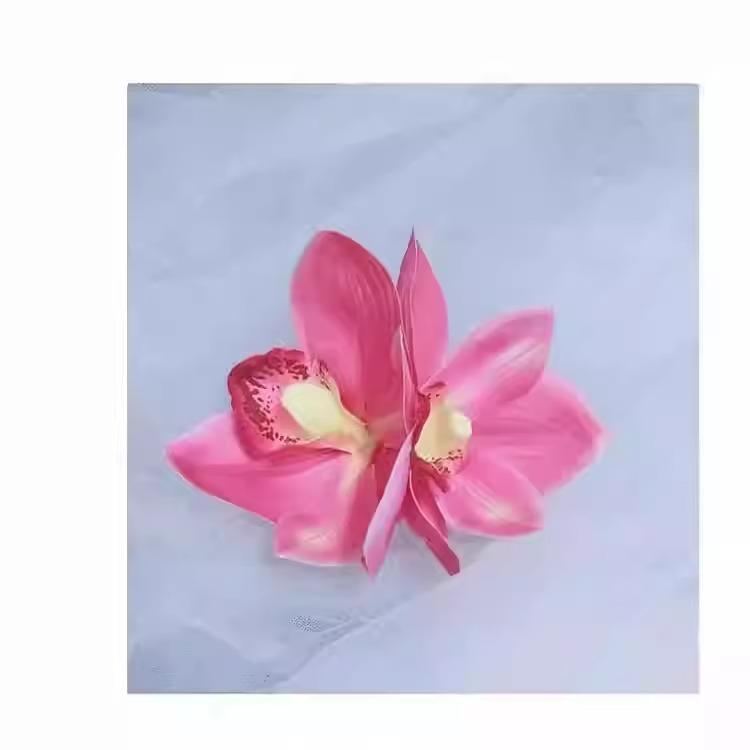 Thai Spicy Girl Hair Accessories Bohemian Style Orchid Flower Clip With Bangs Side Photo Headwear Female