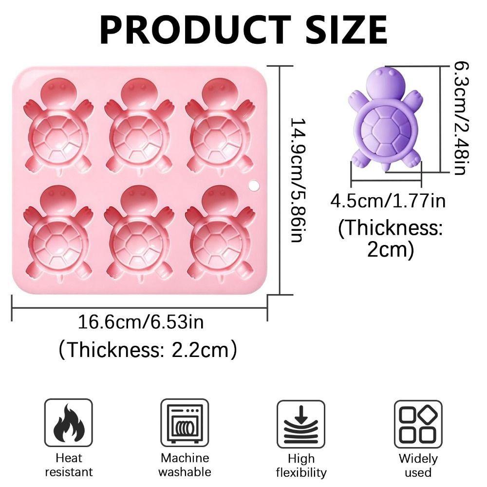 Turtle Shaped Chocolate Dessert Mold Reusable Baking Mould New Mousse Cake Mold  Dessert Making