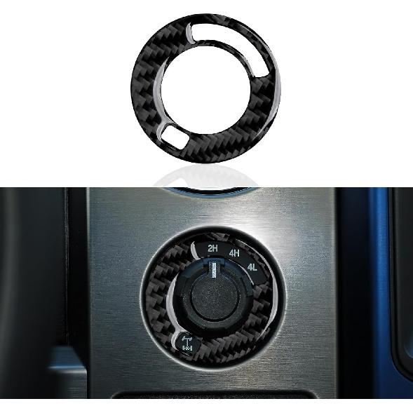 Car Carbon Fiber Dashboard Trument Panel Strip Sticker Cover Interior Trim Decal for Ford F150 2009 2010 2011 2012 2013 2014 Accessories