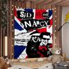 SSex PPistols Rock Band Printed Large Wall Tapestry Art Science Fiction Room Home Decor Decor Blanket
