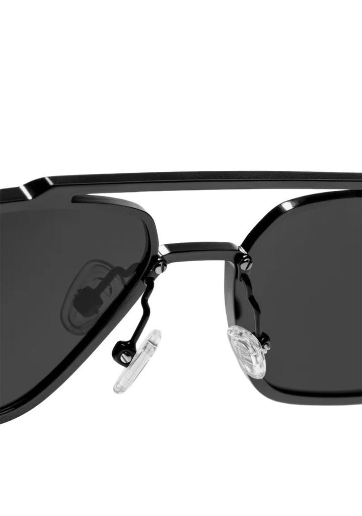 Dee Franklin Muni SQ Sunglasses, Black/Smoke, DFSU907001-BLAC