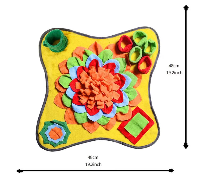 Good Pet Snuffle Mat for Dogs,Interactive Feed Puzzle for Boredom,Encourages Natural Foraging Skills