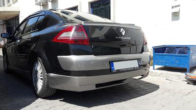 Arka tampon koruyucusu (boyama için) Renault Megane II 2004-2009 için