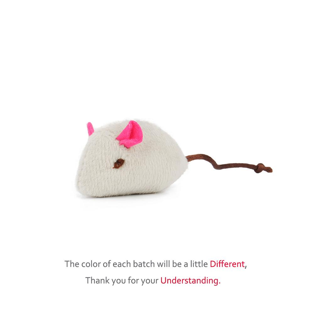 Catnip Mice Cat Toy Blue Gray Pink Fun Plush Mouse Cats Kitten Scratch Bite Pet Interactive Toy