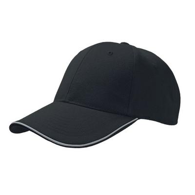 Reflect 6 Panel Reflective Piping Baseball Cap