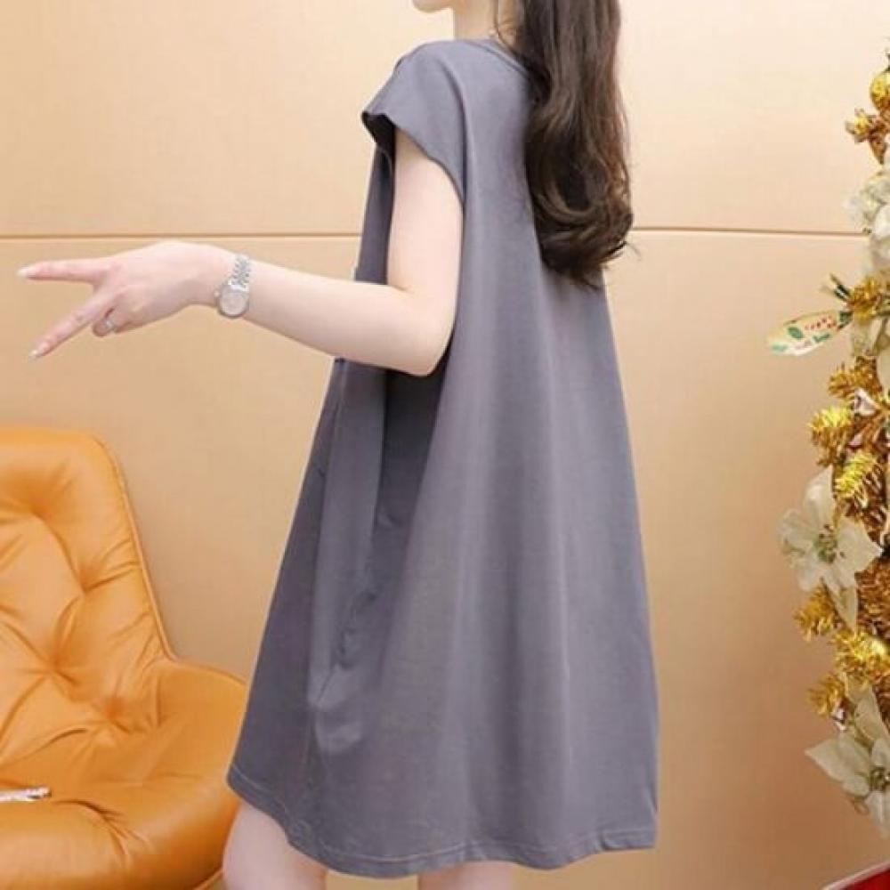 Navava Women Solid Cap Sleeve Long T shirT nT2813
