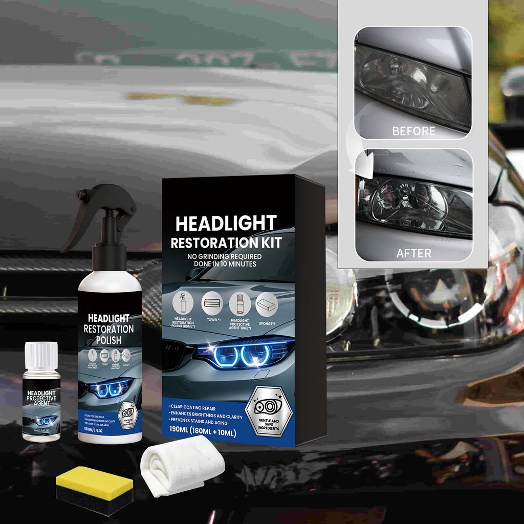 Car Headlight Restoration Spray