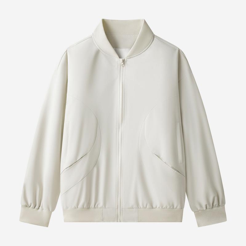 Весна и осень Куртка большого размера Бейсбольная форма Мужская молодежная кардиганная куртка с длинным рукавом M хаки