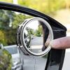 360 Degree Car Blind Spot Rear View Mirror Wide Angle Adjustable Small Round Mirror Car Reverse Auxiliary Rearview Convex Mirror
