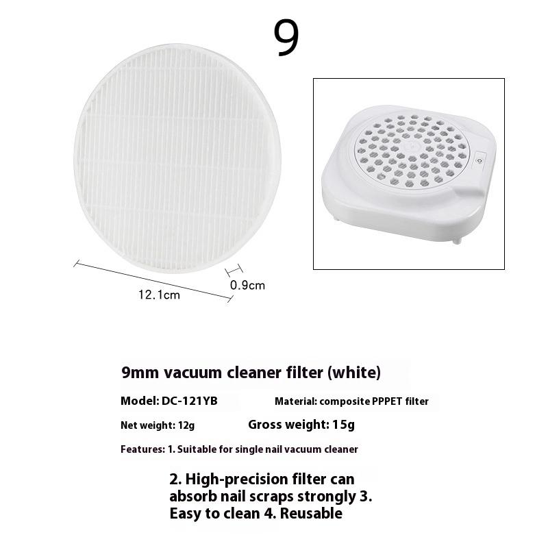 

Сменный фильтр Фильтр для пылесоса для ногтей Для пылесборника для ногтевой пыли Фильтр Бесщеточный экстрактор для ногтевой пыли Оригинальный фильтр DC121YB