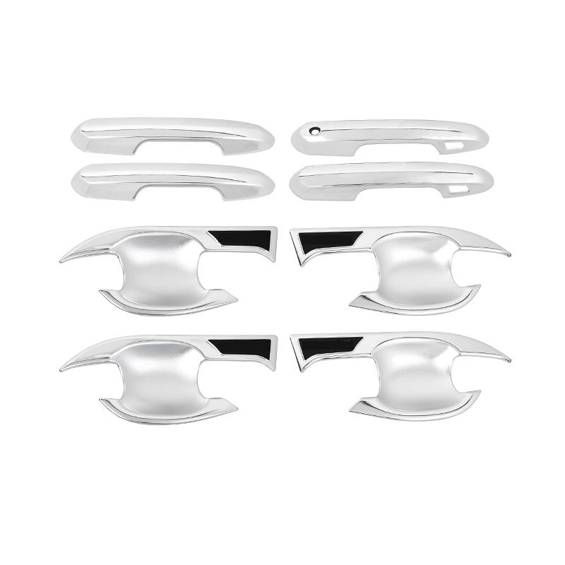For Toyota RAV4 XA50    2022 Car External Outer Door Handle Bowl Catch Cover Protection Trims Stickers Accessories
