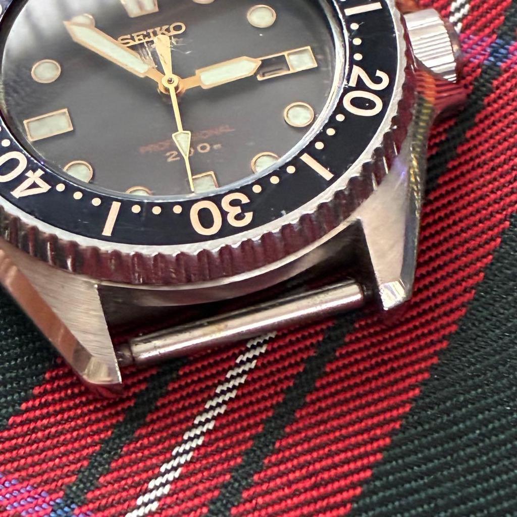 Used SEIKO Seiko/Black Boy Diver's Watch Ladies