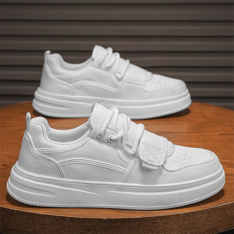 

Fashion 2025 New Men s Fashion Trend Sports Casual Shoes Color Blocked Comfortable Versatile Thick Soled Shoes Low Top Chunky sneakers 39 белый