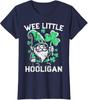 Wee Little Hooligan Saint Patricks Day Funny Shamrock Ladies' Crewneck T-Shirt