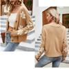 BITCED Autumn/Winter Women's Knitted Cardigan Coat Loose-Fit Academic-Style Sweater Cardigan