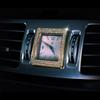 For Mercedes-Benz S E CLS Class W221 W212 C218 Gold Silvery Crystal Style Center Clock Frame Cover