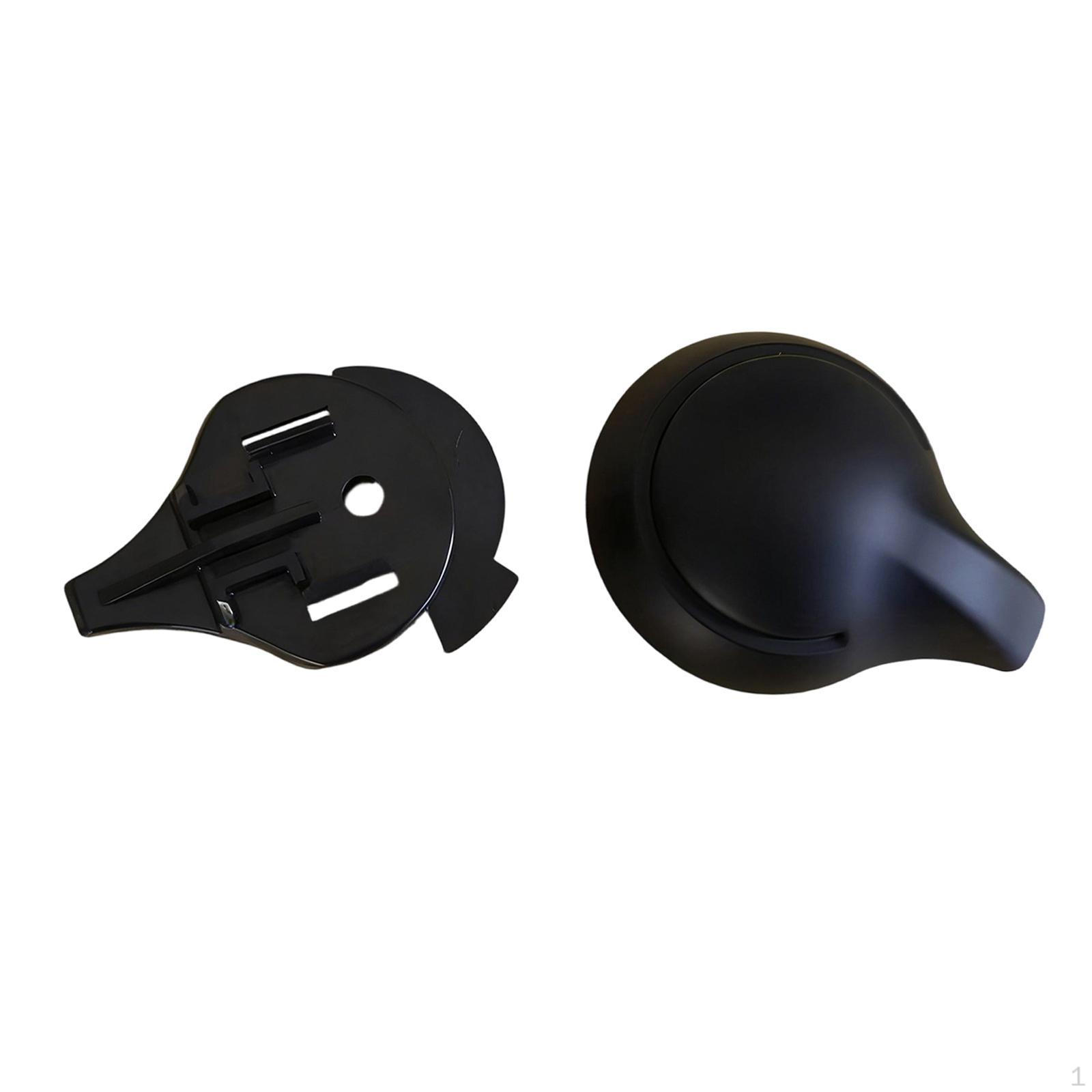 

Shower Knob Replacement Bathroom Accessories Easy to Install for Home Use Decorative Multiuse black