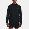 Under Armour Jednobarevná běžecká bunda s kapucí Pánské svrchní oblečení Černá 1365620-001