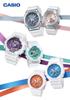 BABY-G Watch PRECIOUS HEART SELECTION White [Casio] BA-110XWS-7AJF Women's