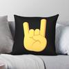 Sign Of The Horns Square Pillowcase Polyester Linen Velvet Pattern Zip Decorative Throw Pillow Case Home Cushion Cover