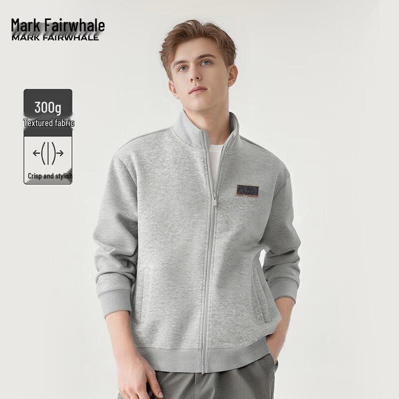 Mark Fairwhale Men's Loose Fit Heavyweight Cardigan Sweatshirt