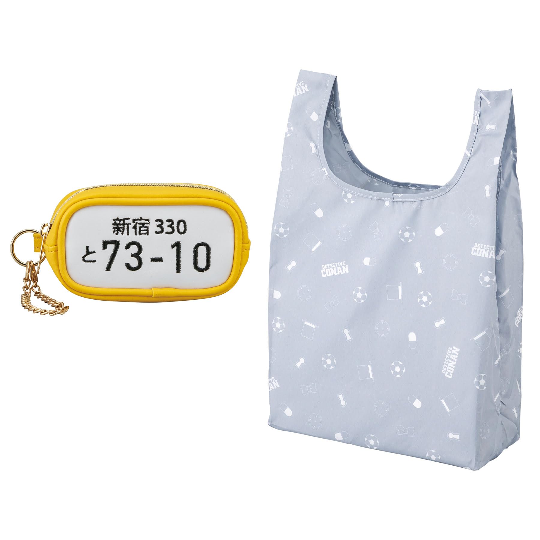 

Marushin Eco Bag with Detective Conan Amuro License Made with Recycled 4855009200 Pouch, Plate, Polyester,