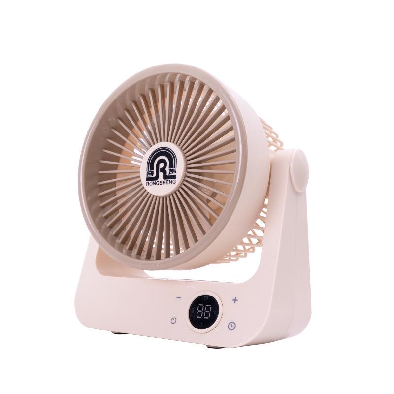 

Customizable USB Rechargeable Small Fan with 100-Speed Adjustment for Office and Dormitory USB Plug-In Version