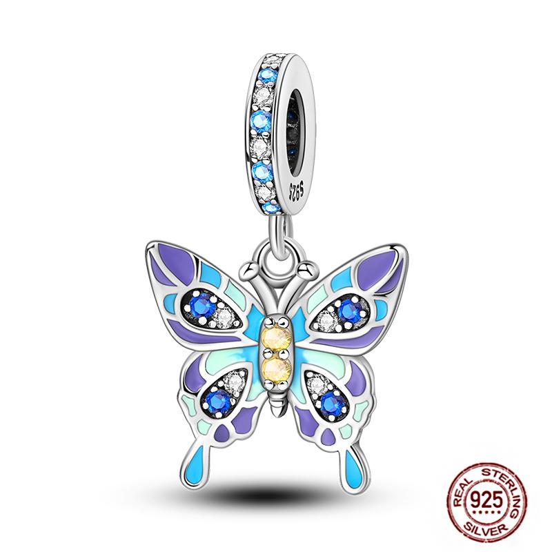 Style Copper Luminous Firefly Butterfly Boys Balls Cat Sunflower Charms Beads Fit Original Bracelet Diy Jewelry