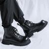 New Autumn and Winter Men's Boots Fashionable Minimalist British Style Outdoor Motorcycle Daily Office Warm Young Adults Shoes