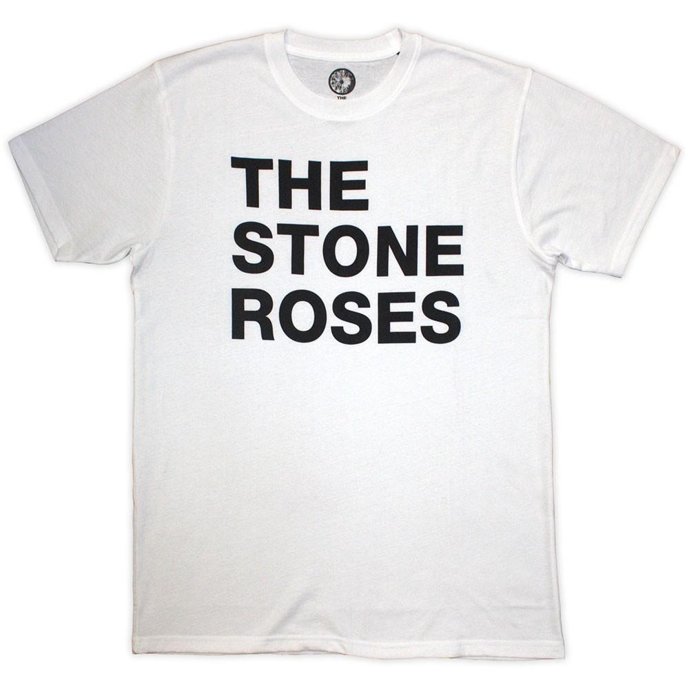 The Stone Roses Left Justified Text Official Tee TShirt Mens Unisex T-Shirt XXL