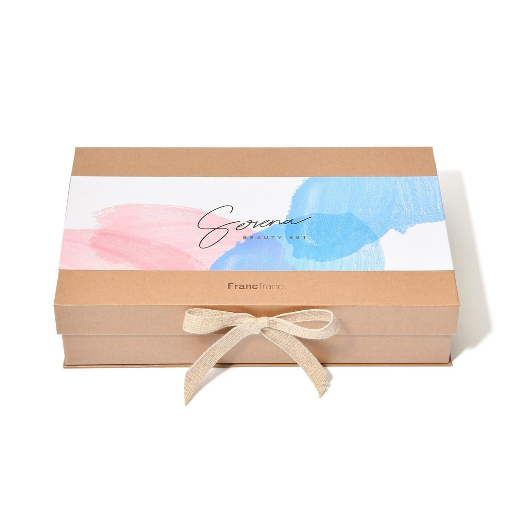 Francfranc Serena Body Care Gift Set LL (Soft Soap) 8-Piece Set of Body Care and Bath Products, Perfect as a Gift