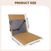 Beach Chair Portable Foldable Lounge Mat Floor with Backrest Outdoor Reclining Support Adults