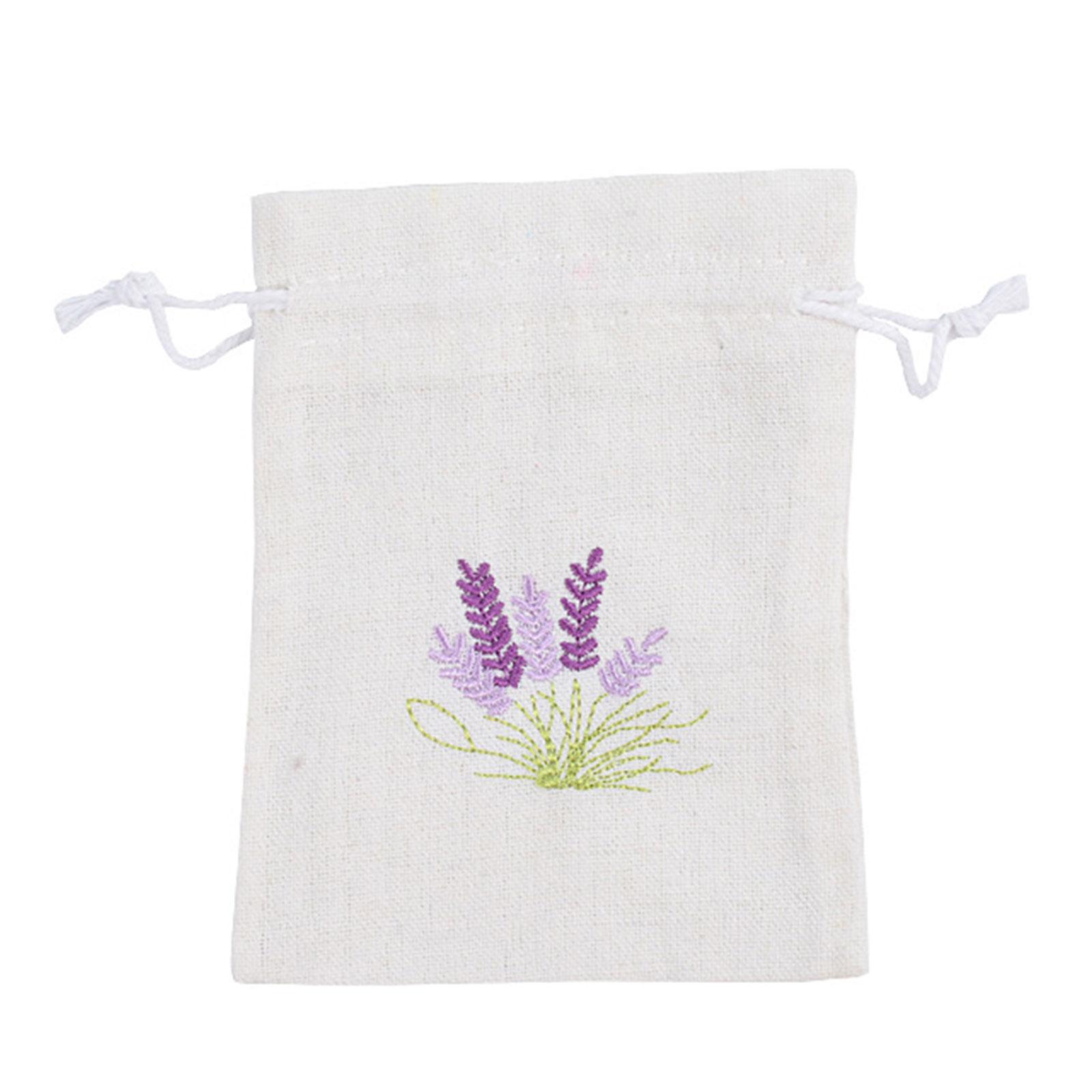 

Multipurpose Cotton and Linen Sachet Lavender Bags with Drawstring for Spices Herbs and Jewelry 10Pieces L білий