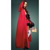 Costume da Cappuccetto Rosso Regina Mantello Europeo e Americano per Palcoscenico e Halloween