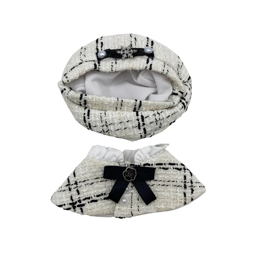 AXLUCE - Plush Clothes - Stuffed Animal - Clothes - 10cm - Doll (White, 10cm)