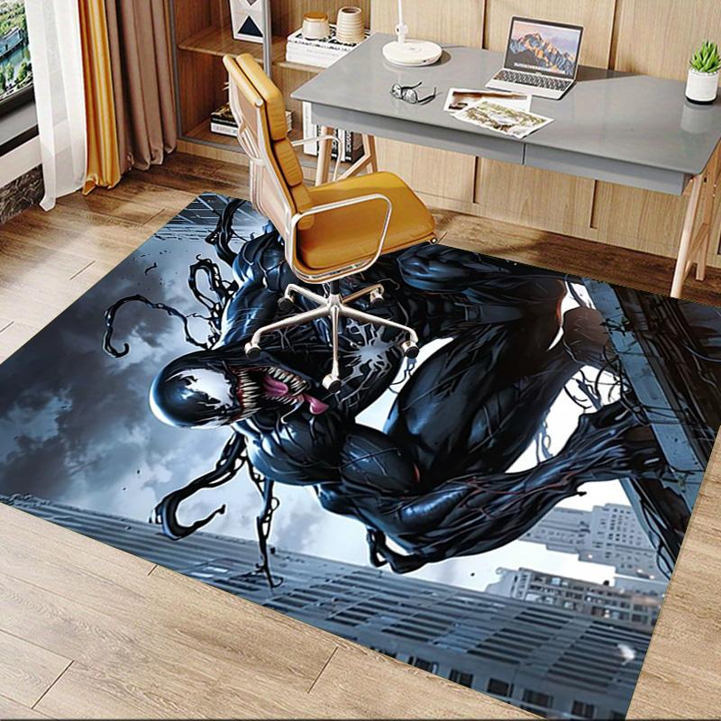 Venom Cityscape Carpet For Playroom Bedroom Living Room Sofa Home Decorkids Game Area Rug Nonslip Floor Mat