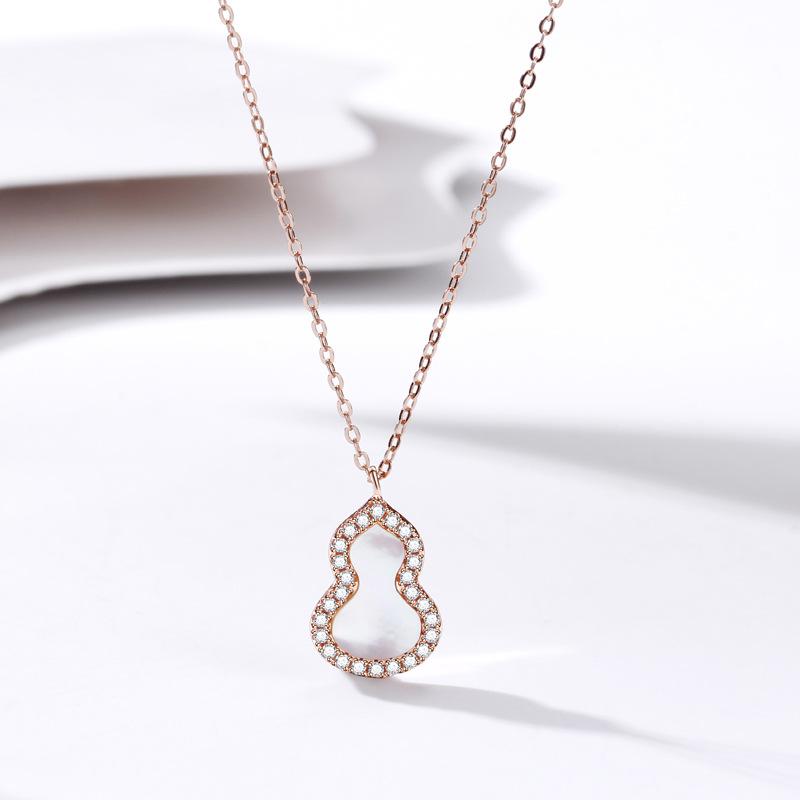 

Ожерелье из тыквы Кирин, женская белая рябчиковая агатовая цепочка на шею, ретро-подвеска, модная цепочка на ключицу Фулу