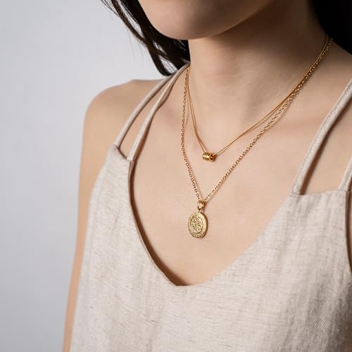 [Cisst liber] Hawaiianischer Schmuck Halskette für Männer und Frauen, Tonnenhalskette, Schlangenkette, Anhänger, Markenname, Rostbeständig, Always-On, Chirurgischer Stahl
