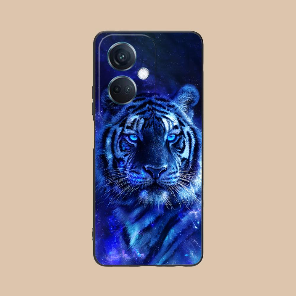 Tiger Neon Mobile Cell Phone Case for OPPO Find X9 X8 X7 X6 X5 X3 X2 Plus S Pro Ultra Lite Colorful Printing Cover Cover Luxury