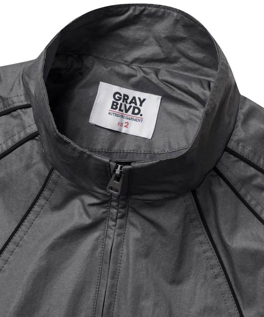 GRAYBLVD Paco Stingray Fit Windbreaker (Gray)