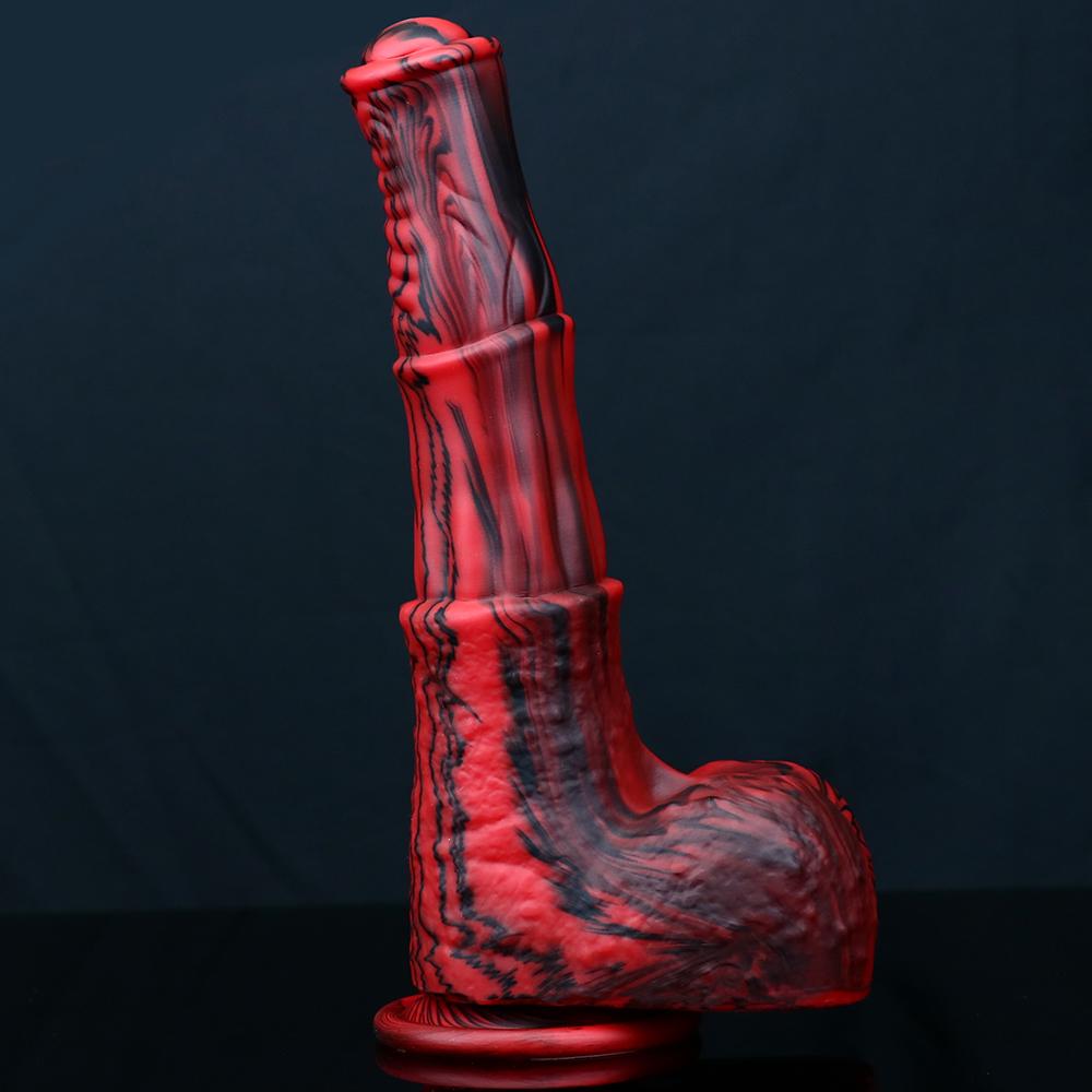 Silicone Horse Dildo With Sucker Fantasy Animal Penis Sex Toy For Women Clit Massage Stimulate Female  Anal Plug