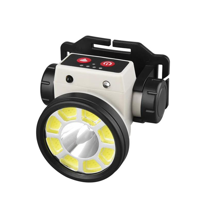 

USB Rechargeable Headlamp Smart Motion Sensor LED Outdoor Strong Light High Lumen Headlight Waterproof Head Lamp