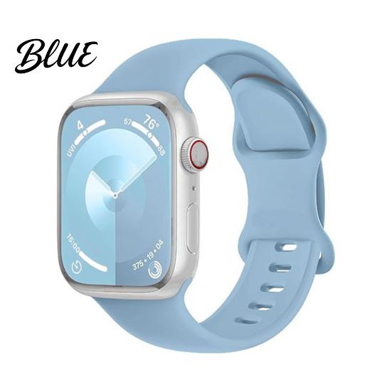 Universal Style Watch Band Silicone Waterproof Sweat-Proof Replacement Soft Solid